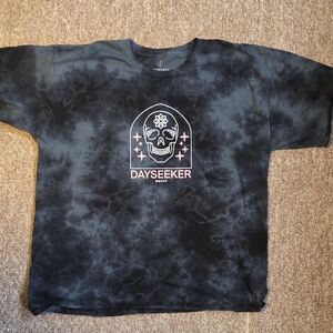 Dayseeker "Creature In The Black Night" Tye Dye Tour Shirt 3XL